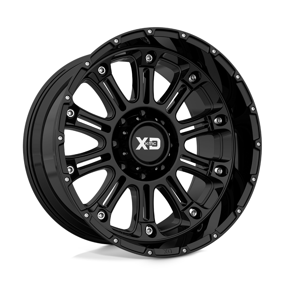 20x9 XD Series Offroad XD829 HOSS II 8x170 -12 offset 125.1 hub BLACK - XD82929087312N