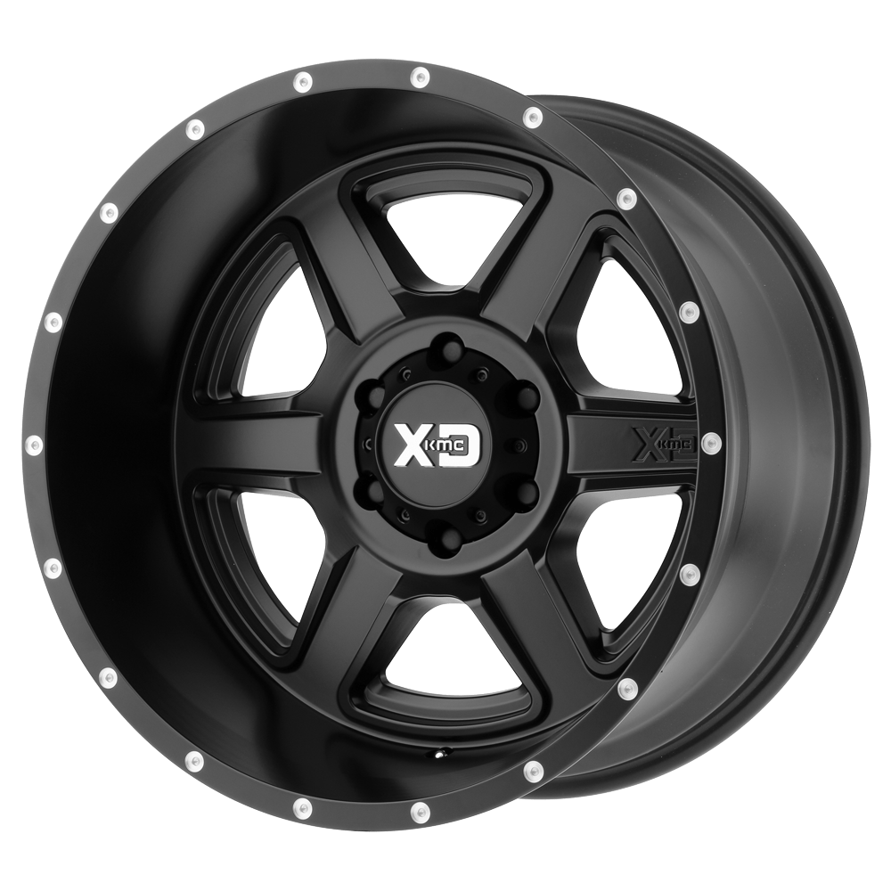 18x9 XD Series Offroad XD832 FUSION 6x139.7 0 offset 106.1 hub BLACK - XD83289068700