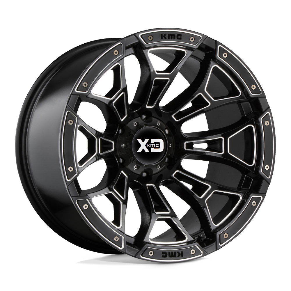 20x12 XD Series Offroad XD841 BONEYARD 5x127 -44 offset 71.5 hub BLACK - XD84121250344N