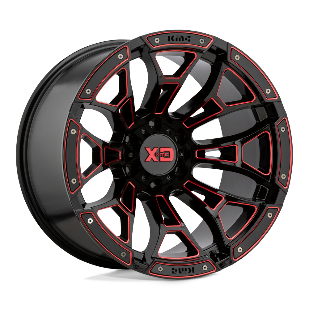 20x10 XD Series Offroad XD841 BONEYARD 8x165.1 -36 offset 125.1 hub BLACK - XD84121080918N