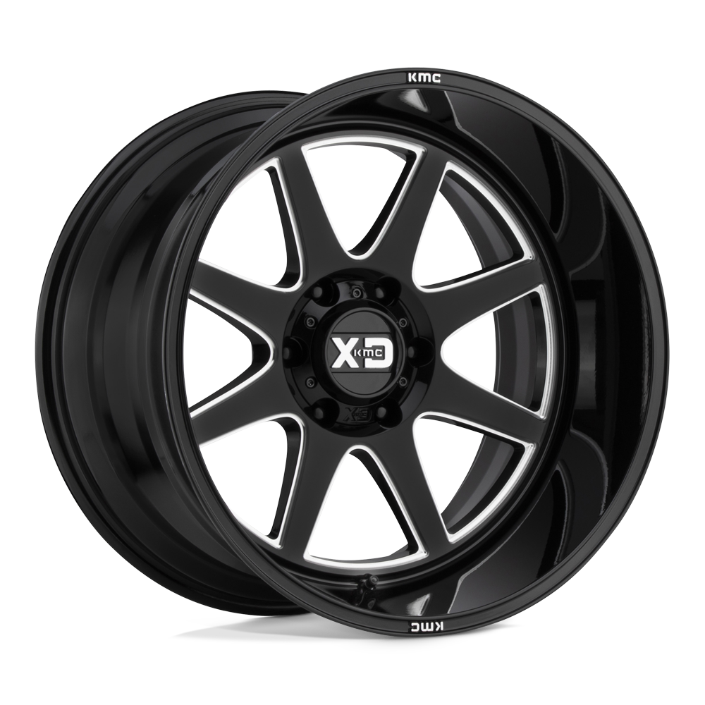 22x12 XD Series Offroad XD844 PIKE 8x165.1 -44 offset 125.1 hub BLACK - XD84422280344N