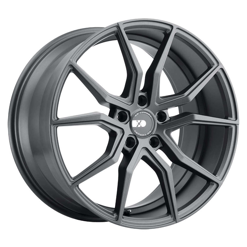 19x10 XO Wheels VERONA 5x120.65 37 offset 70.3 hub GRAY - 1910VER375121G70