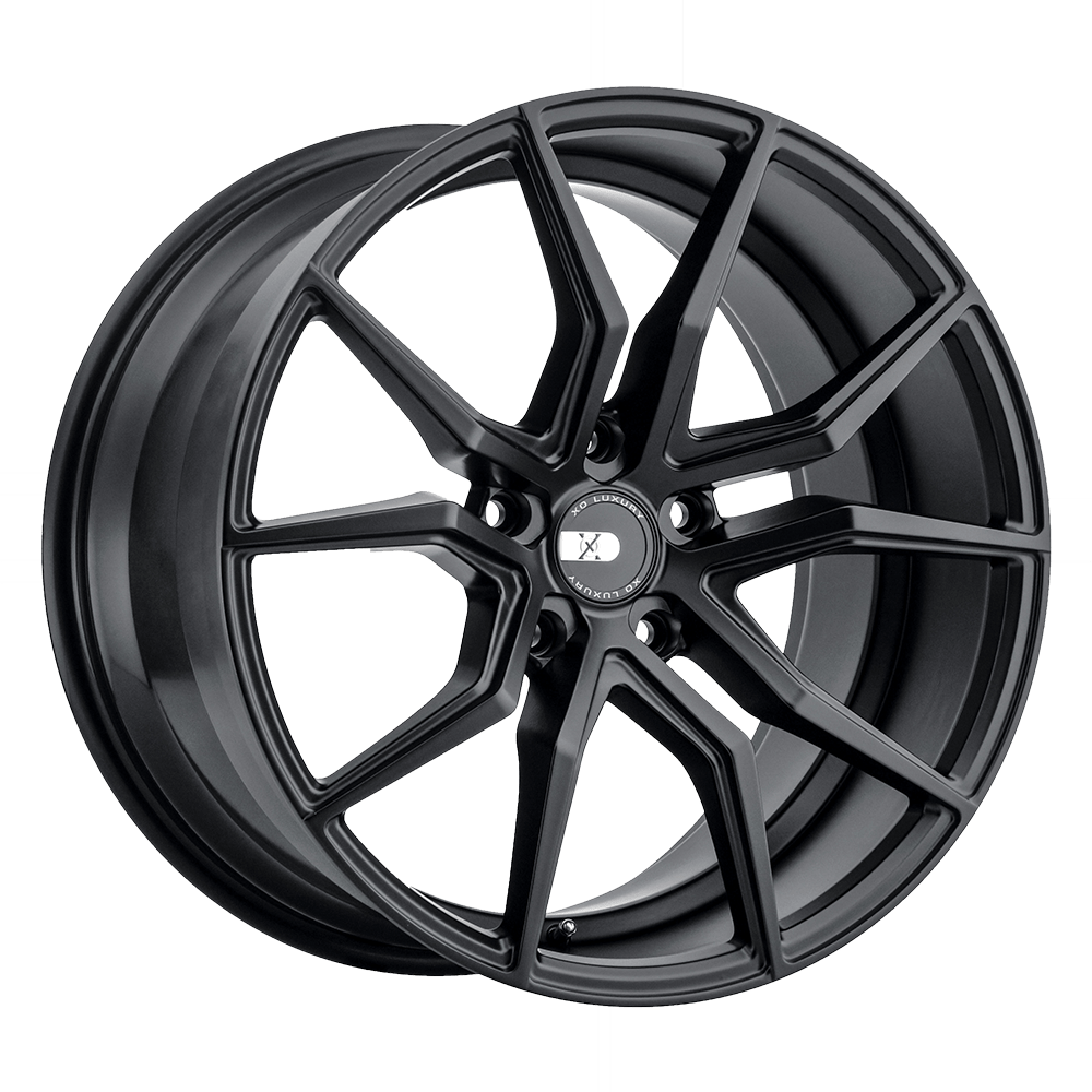 19x10 XO Wheels VERONA 5x114.3 42 offset 73.1 hub BLACK - 1910VER425114M73