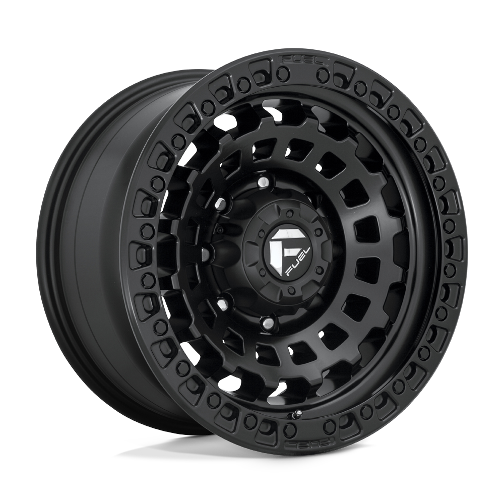 17x9 Fuel Offroad Wheels D633 ZEPHYR 8x165.1 1 offset 125.1 hub BLACK - D63317908250