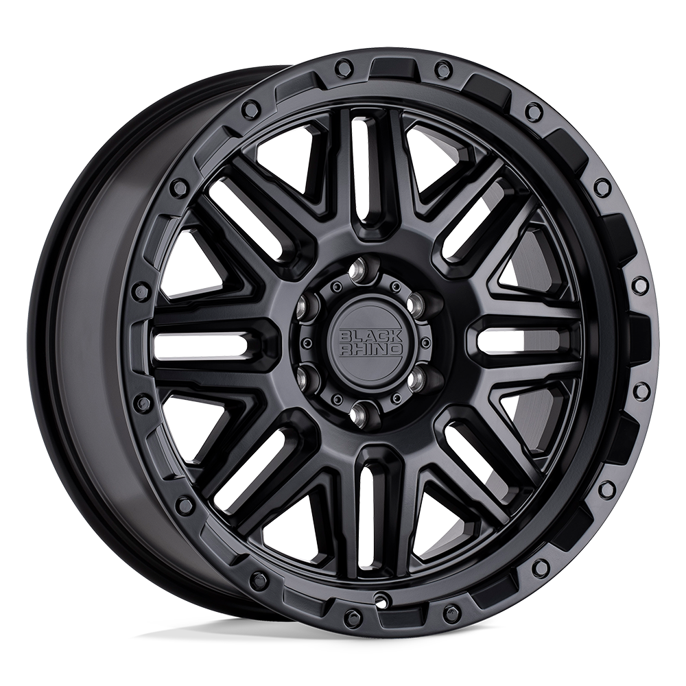 20x9 Black Rhino Hard Alloys ALAMO 6x139.7 -18 offset 112.1 hub BLACK - 2090ALA-86140M12