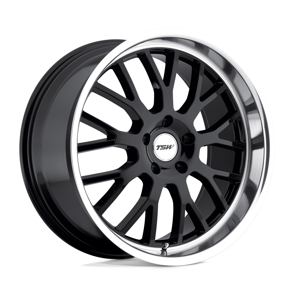 19x8 TSW Wheels TREMBLANT 5x100 35 offset 72.1 hub BLACK - 1980TRM355100B72