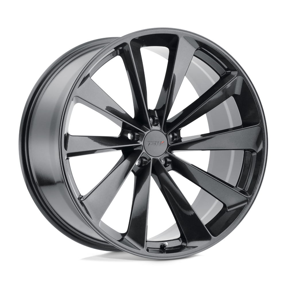 20x8.5 TSW Wheels AILERON 5x114.3 40 offset 76.1 hub GRAY - 2085ALN405114G76