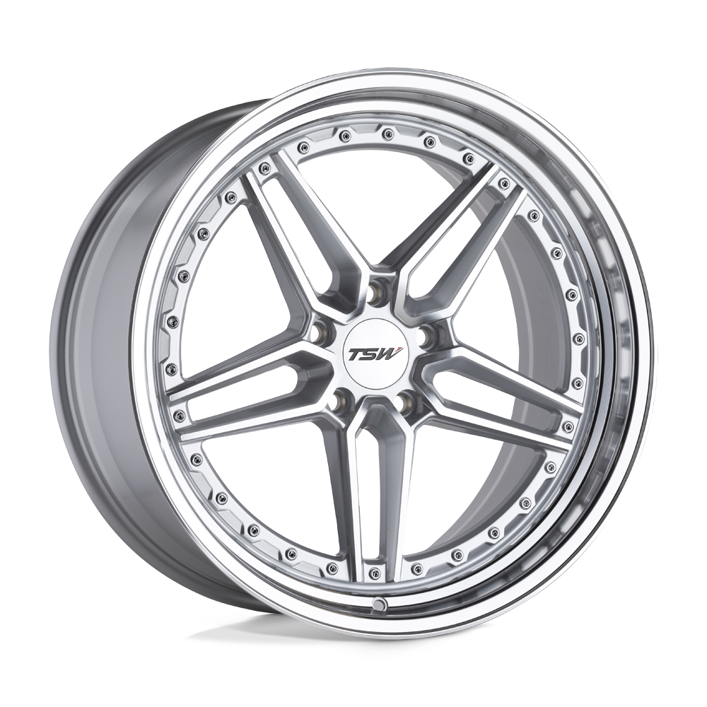 20x10.5 TSW Wheels ASCARI 5x120 40 offset 76.1 hub SILVER - 2005ACR405120S76