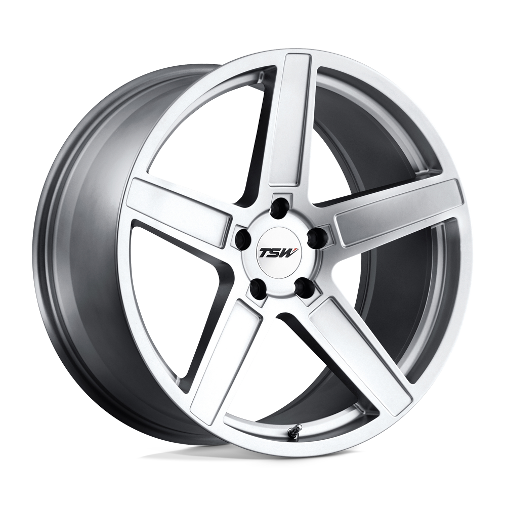 20x10 TSW Wheels ASCENT 5x112 25 offset 72.1 hub SILVER - 2010ASC255112S72