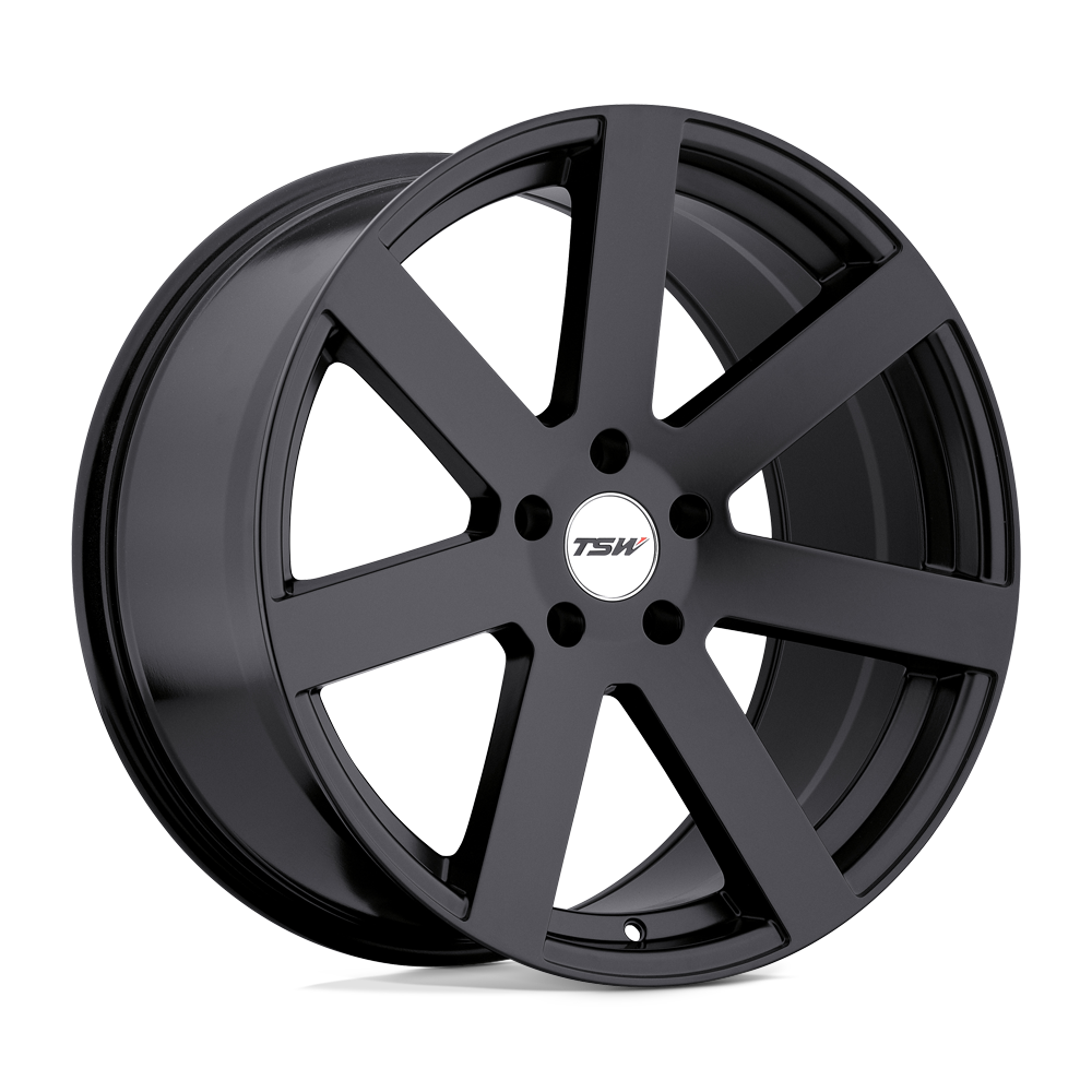 17x8 TSW Wheels BARDO 5x112 32 offset 72.1 hub BLACK - 1780BAR325112M72