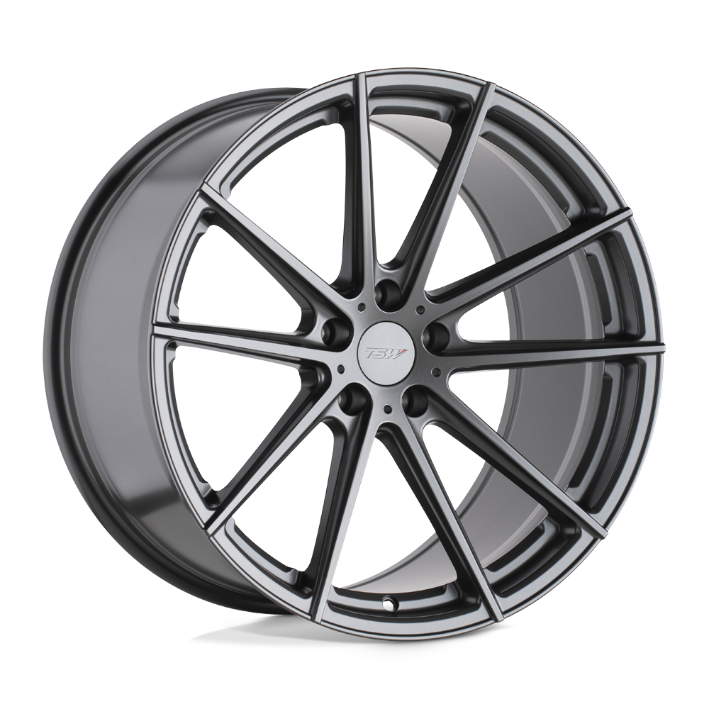 20x8.5 TSW Wheels BATHURST 5x108 40 offset 72.1 hub GRAY - 2085BAT405108G72