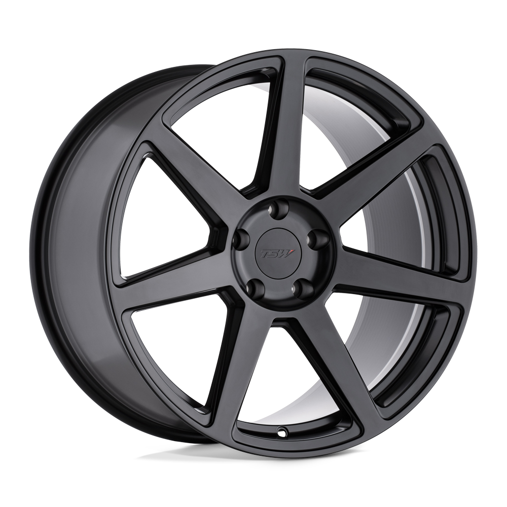 19x8.5 TSW Wheels BLANCHIMONT 5x112 42 offset 66.56 hub BLACK - 1985BMT425112B66