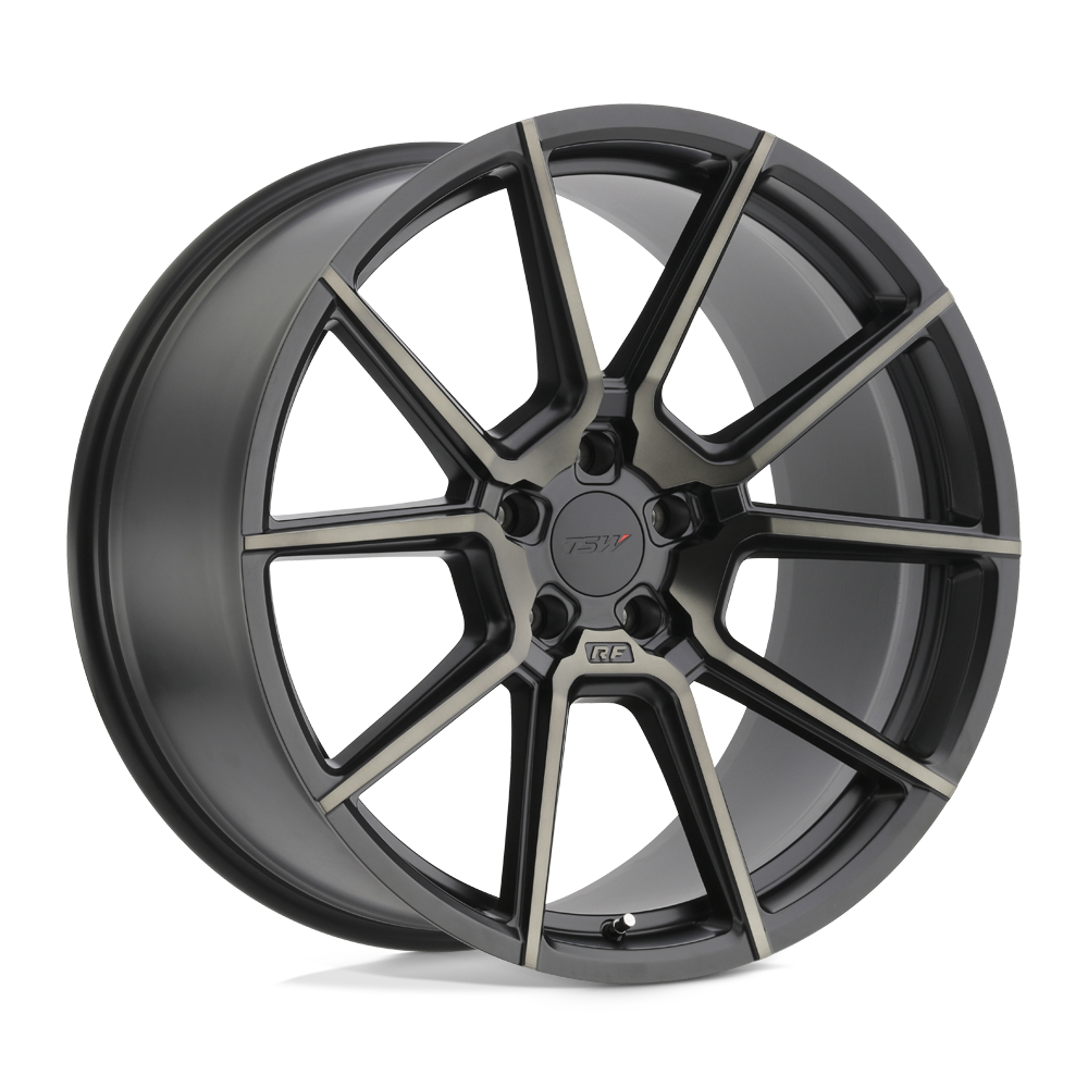 20x9 TSW Wheels CHRONO 5x112 20 offset 66.56 hub BLACK - 2090CRN205112M66
