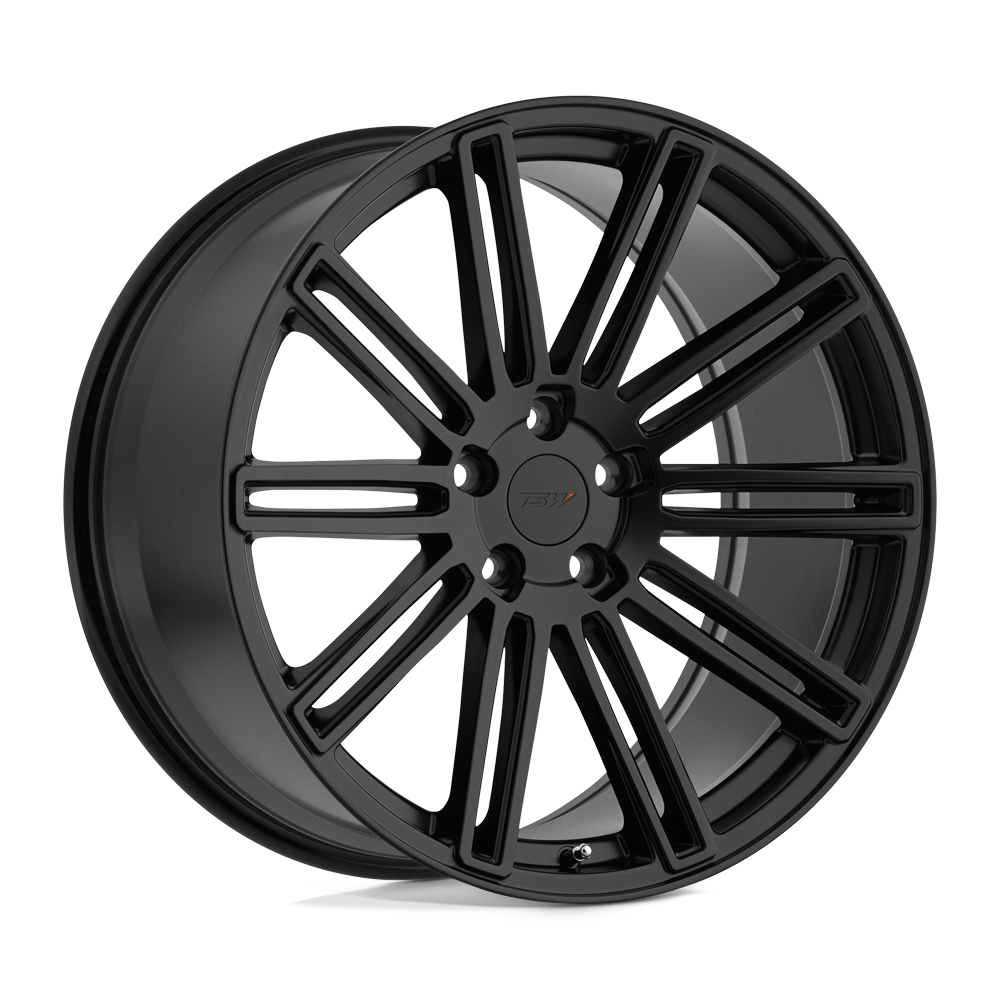 19x8.5 TSW Wheels CROWTHORNE 5x112 43 offset 72.1 hub BLACK - 1985CRW435112M72
