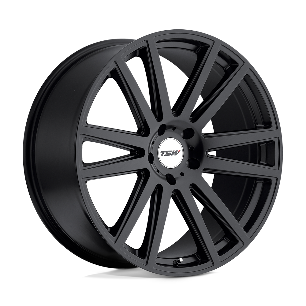 22x10 TSW Wheels GATSBY 5x130 35 offset 84.1 hub BLACK - 2210GAT355130M84
