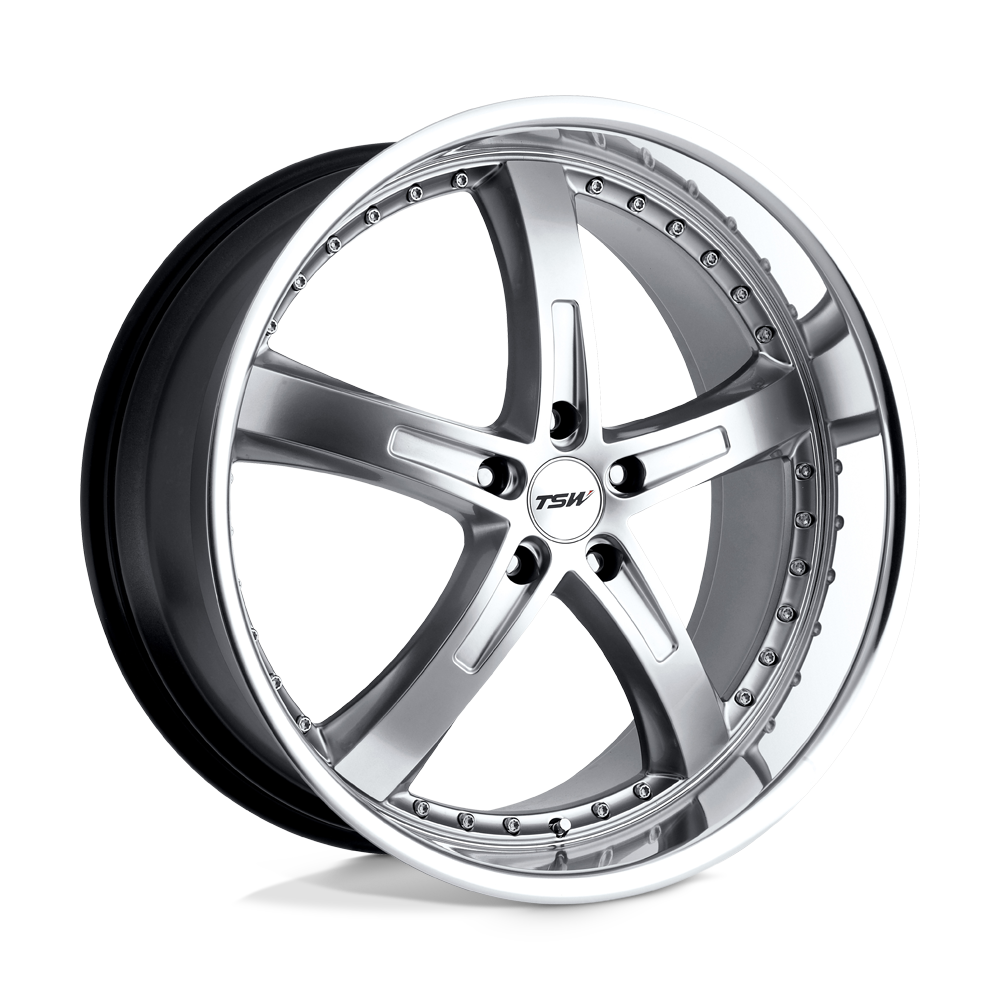 19x9.5 TSW Wheels JARAMA 5x120 20 offset 76.1 hub SILVER - 1995JAR205120S76