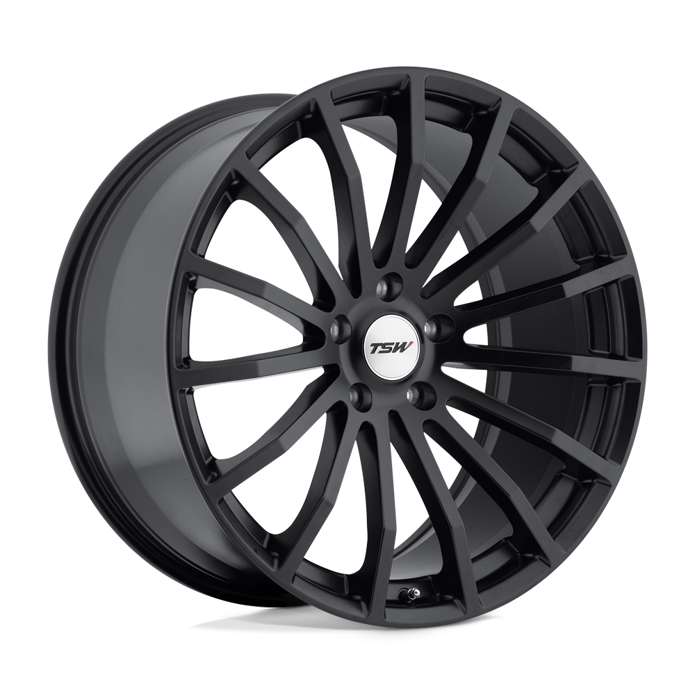 18x9.5 TSW Wheels MALLORY 5x114.3 40 offset 76.1 hub BLACK - 1895MAL405114B76
