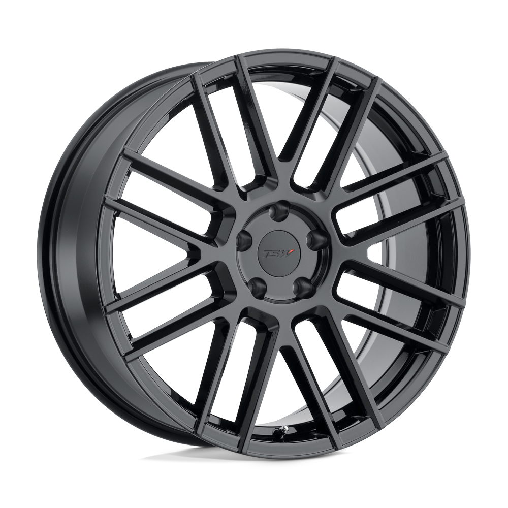 20x8.5 TSW Wheels MOSPORT 5x112 32 offset 72.1 hub BLACK - 2085MSP325112B72