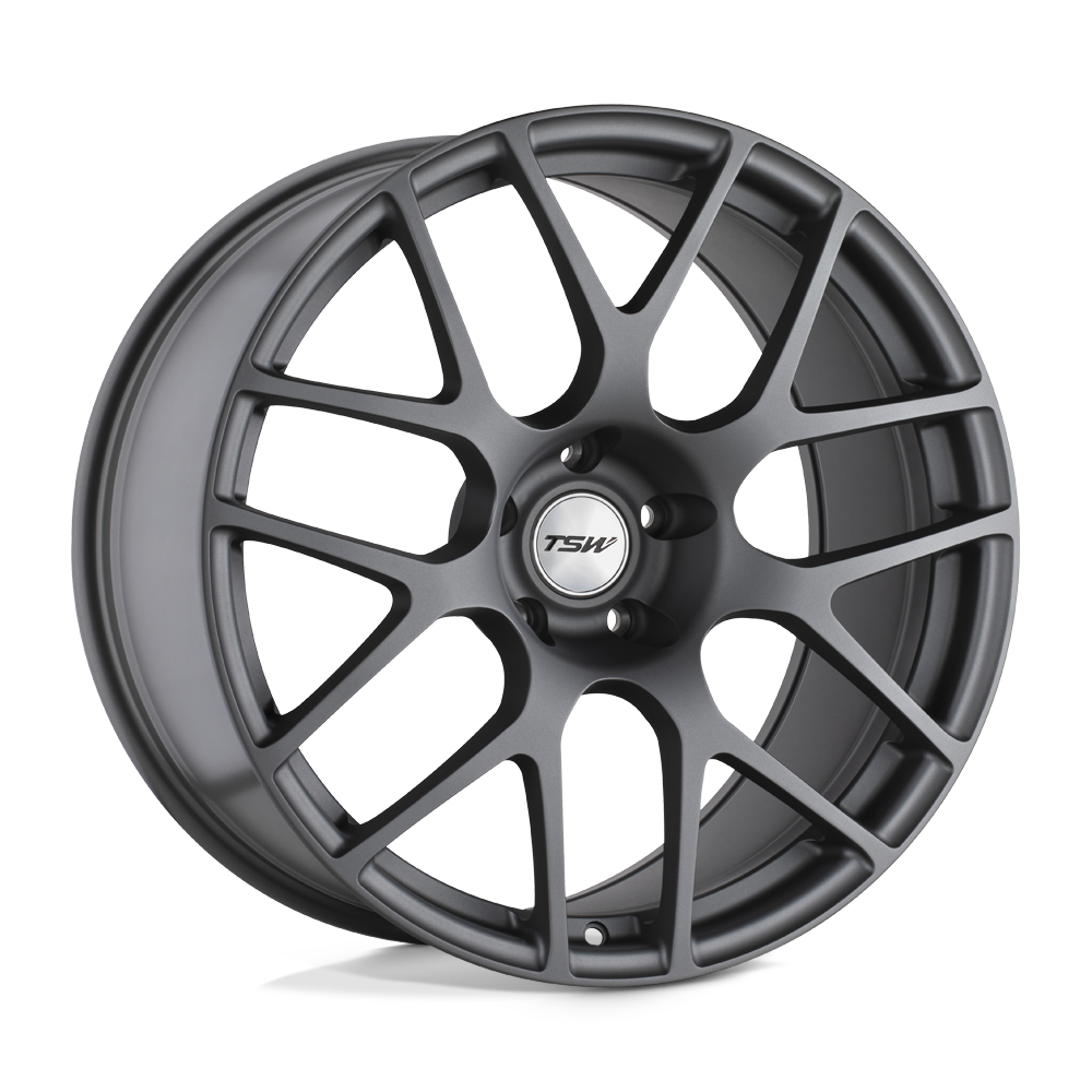 20x8.5 TSW Wheels NURBURGRING 5x114.3 20 offset 76.1 hub GRAY - 2085NUR205114G76