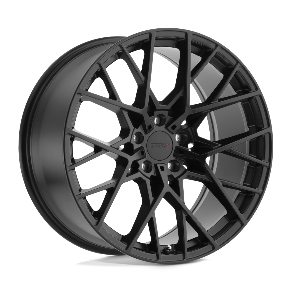 22x9 TSW Wheels SEBRING 5x112 20 offset 72.1 hub BLACK - 2290SEB205112M72