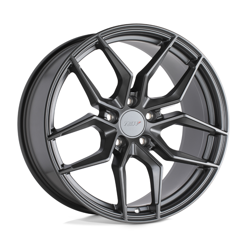 20x8.5 TSW Wheels SILVANO 5x112 20 offset 66.56 hub GRAY - 2085SVN205112G66