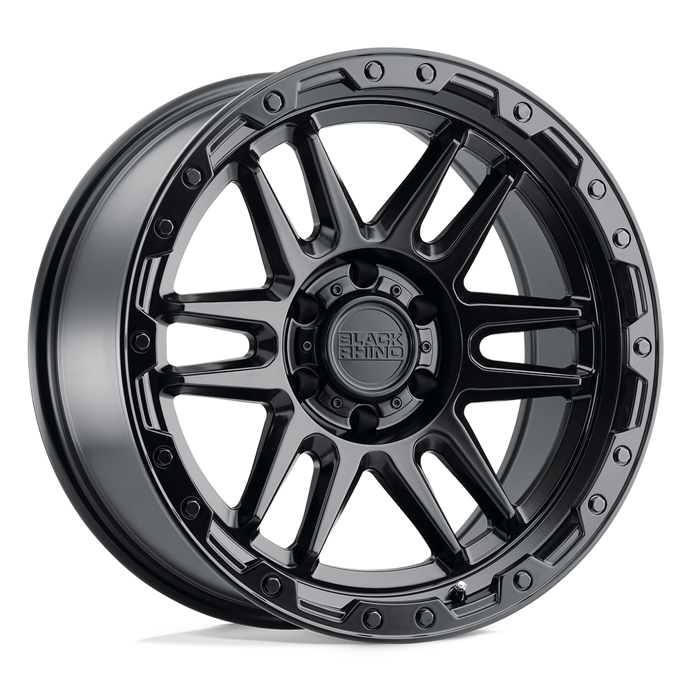 18x9 Black Rhino Hard Alloys APACHE 5x150 12 offset 110.1 hub BLACK - 1890APC125150M10