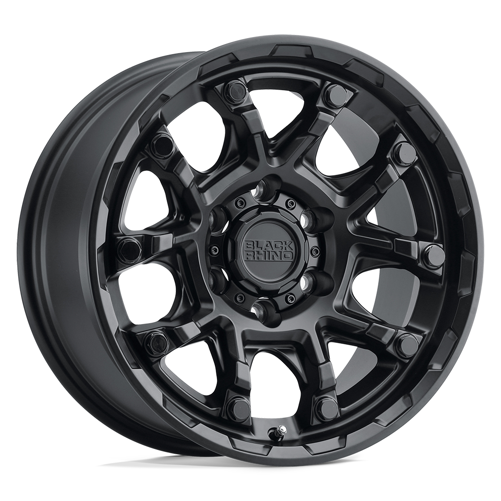18x9 Black Rhino Hard Alloys ARK 6x135 12 offset 87.1 hub BLACK - 1890ARK126135M87