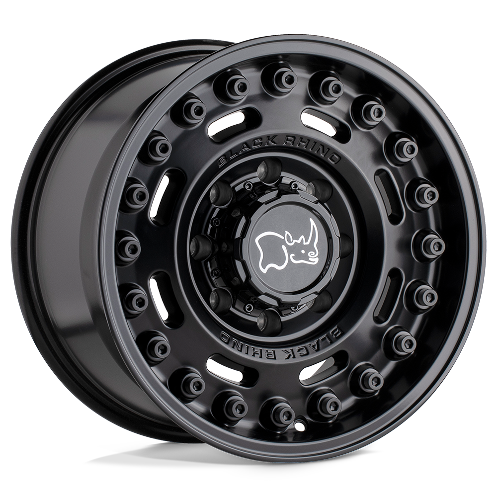 20x9.5 Black Rhino Hard Alloys AXLE 8x165.1 6 offset 125.1 hub BLACK - 2095AXL068165M25