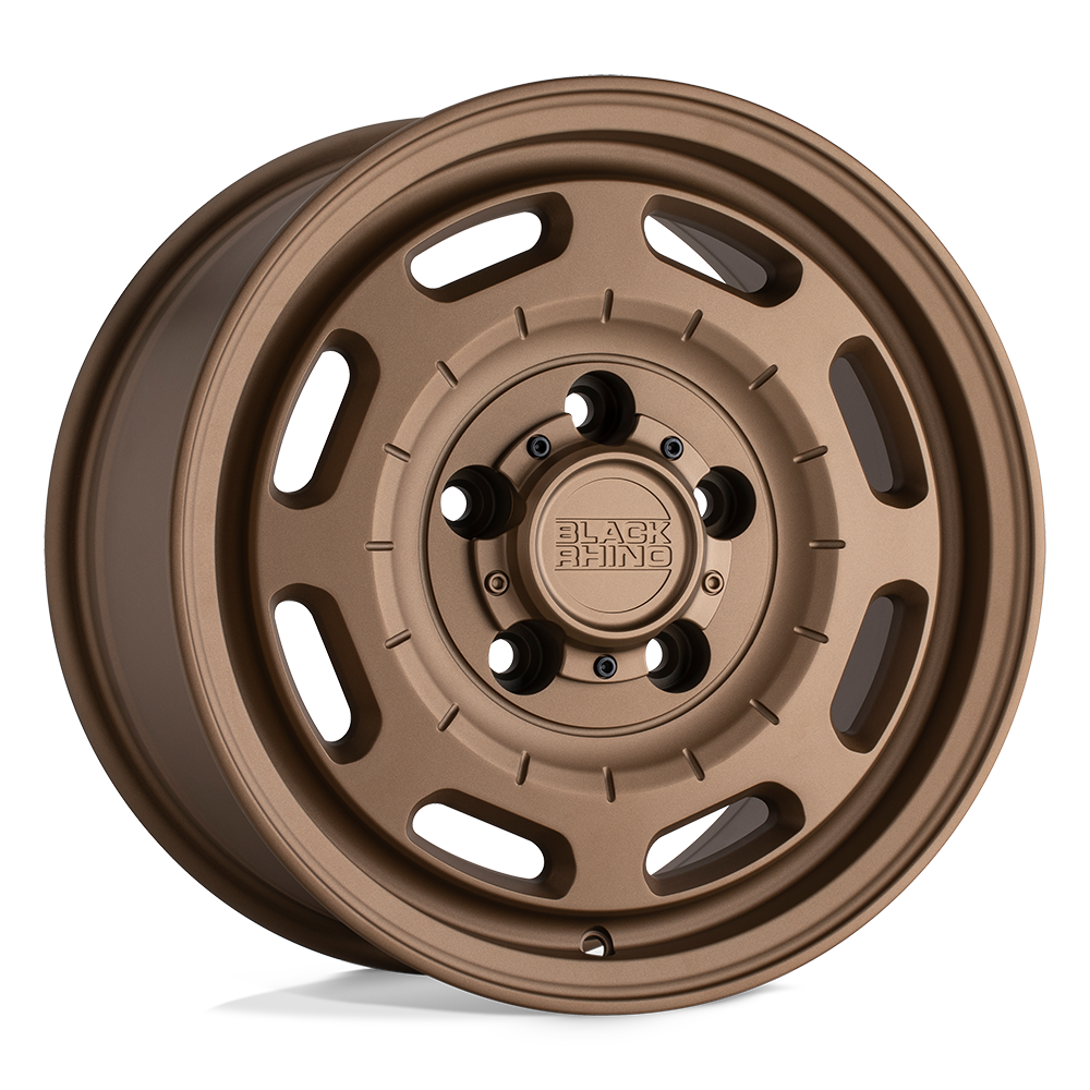 17x8 Black Rhino Hard Alloys BANDOLIER 6x130 38 offset 84.1 hub BRONZE - 1780BDR386130Z84