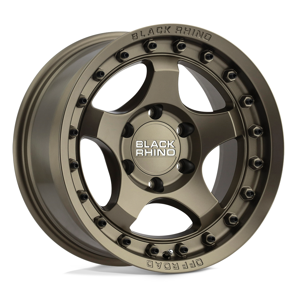16x8 Black Rhino Hard Alloys BANTAM 5x127 -10 offset 71.5 hub BRONZE - 1680BTM-05127Z71