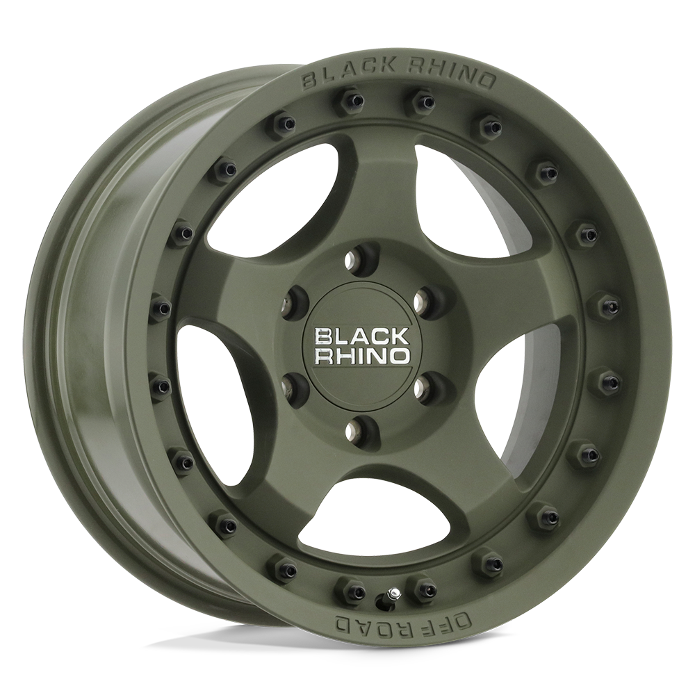 18x9 Black Rhino Hard Alloys BANTAM 5x150 12 offset 110.1 hub GREEN - 1890BTM125150N10