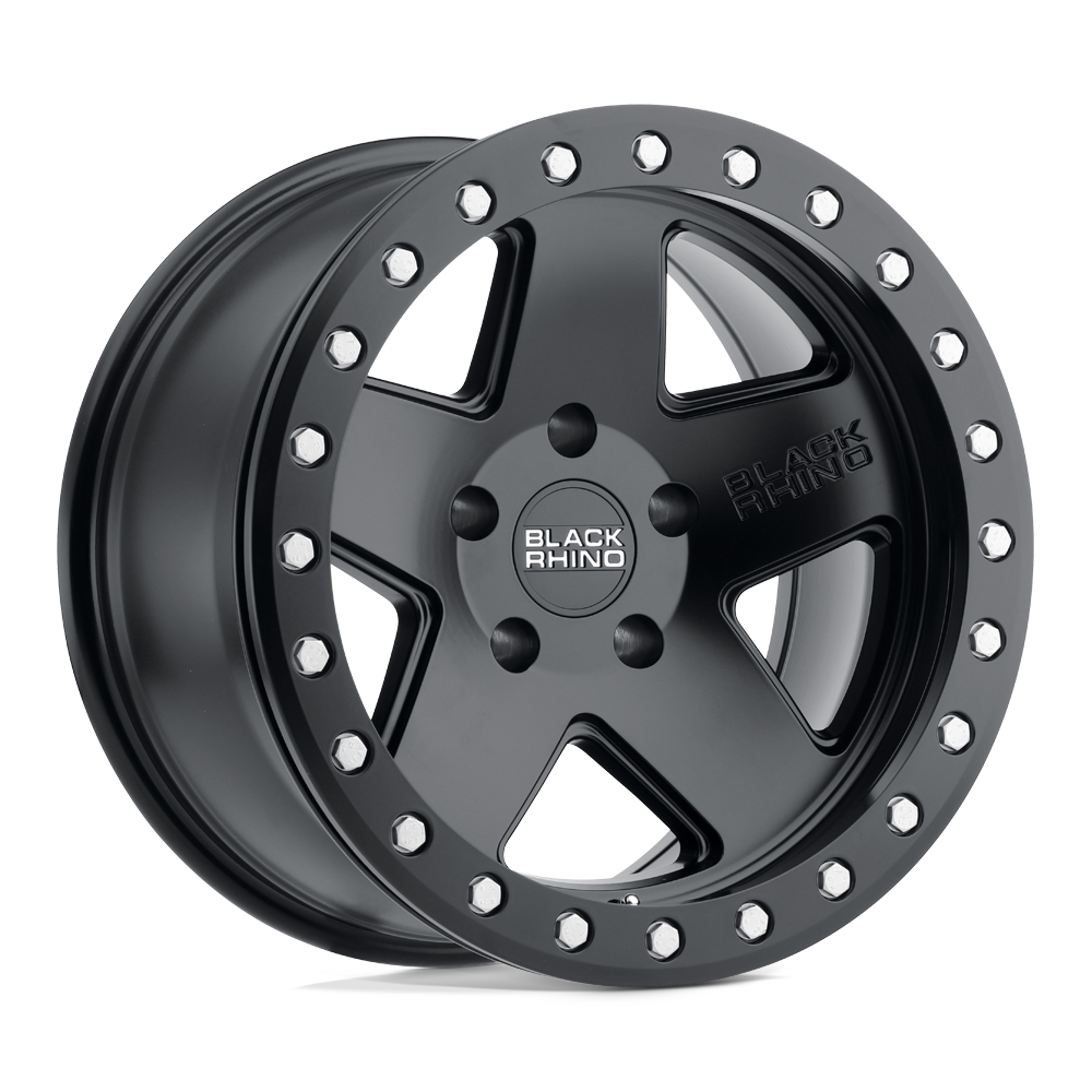 20x9.5 Black Rhino Hard Alloys CRAWLER 6x139.7 12 offset 112.1 hub BLACK - 2095CRL126140M12