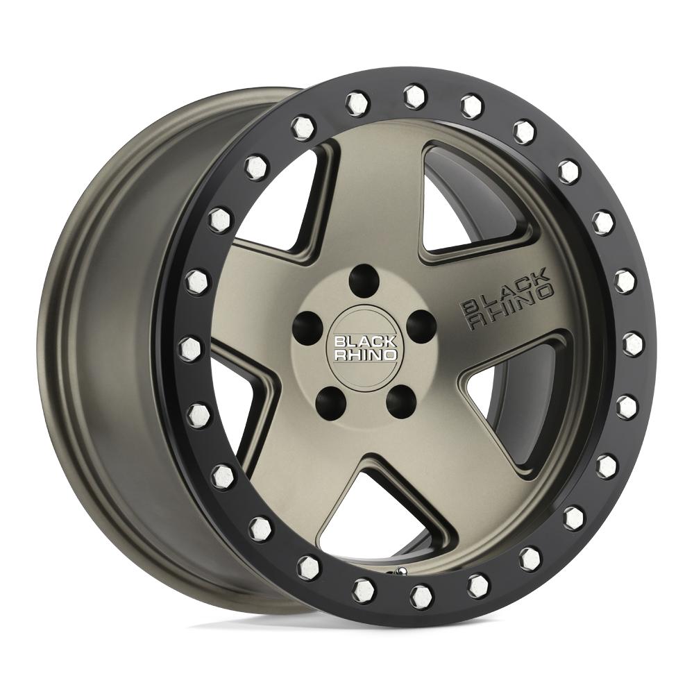 17x9.5 Black Rhino Hard Alloys CRAWLER 6x120 12 offset 67.06 hub BRONZE - 1795CRL126120Z67