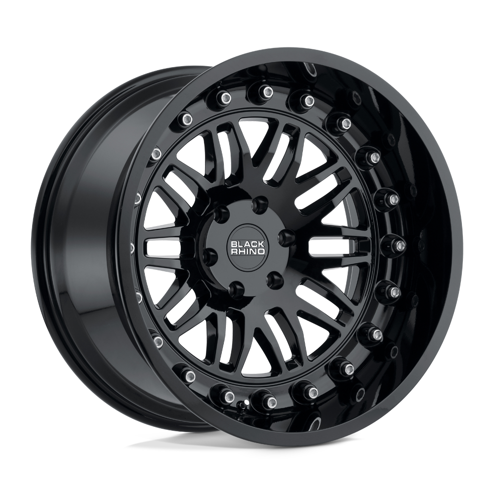 20x9.5 Black Rhino Hard Alloys FURY 6x139.7 -18 offset 112.1 hub BLACK - 2095FRY-86140B12