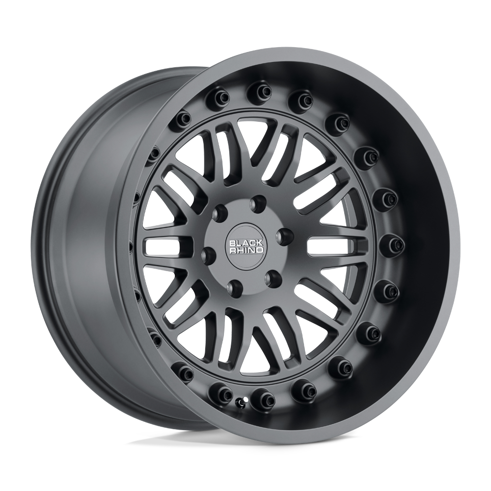 17x9.5 Black Rhino Hard Alloys FURY 6x139.7 -18 offset 112.1 hub GRAY - 1795FRY-86140G12