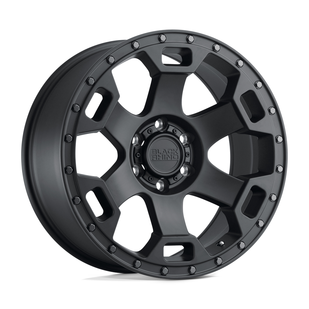 18x9 Black Rhino Hard Alloys GAUNTLET 6x139.7 -18 offset 112.1 hub BLACK - 1890GLT-86140M12