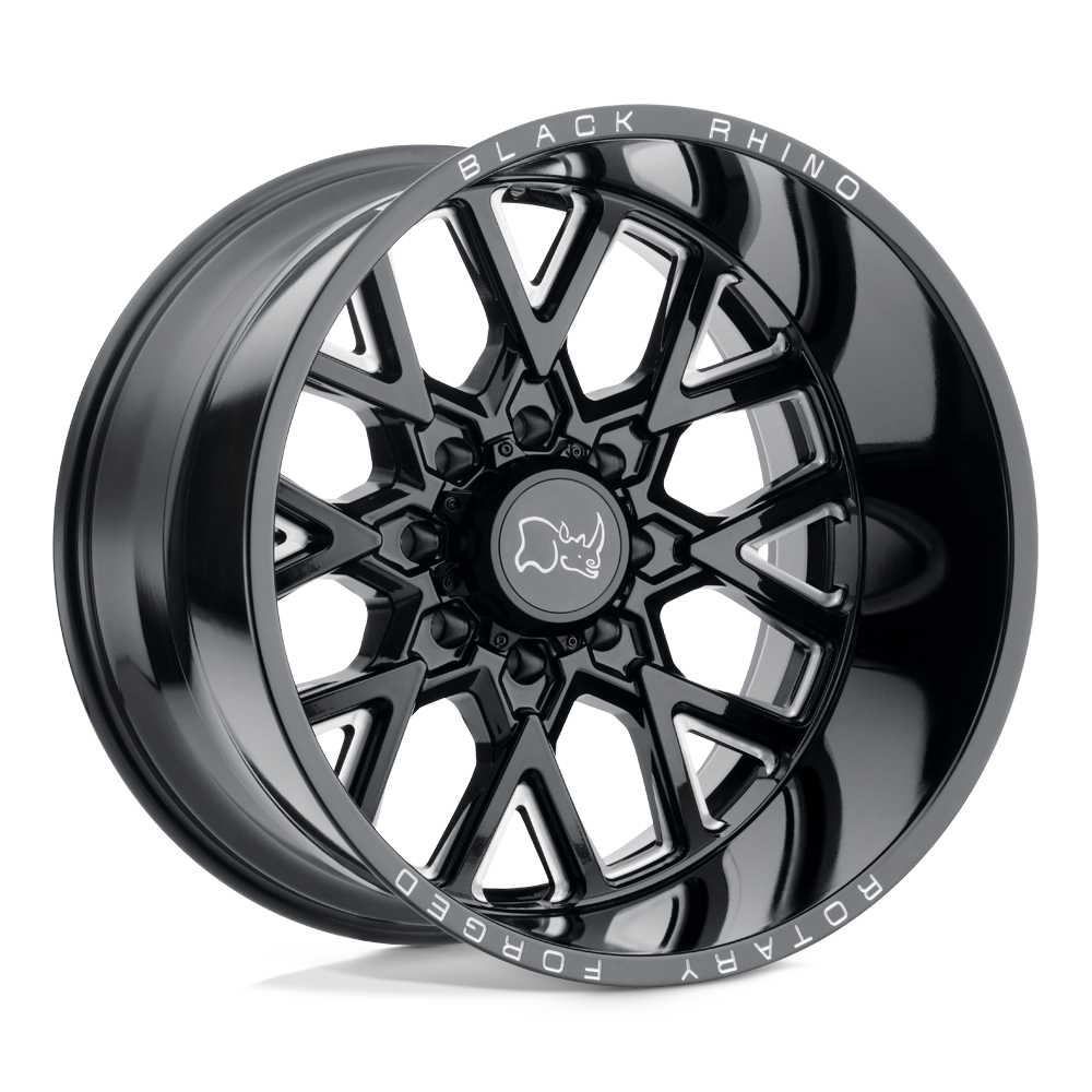 20x9.5 Black Rhino Hard Alloys GRIMLOCK 6x139.7 -18 offset 112.1 hub BLACK - 2095GRM-86140B12