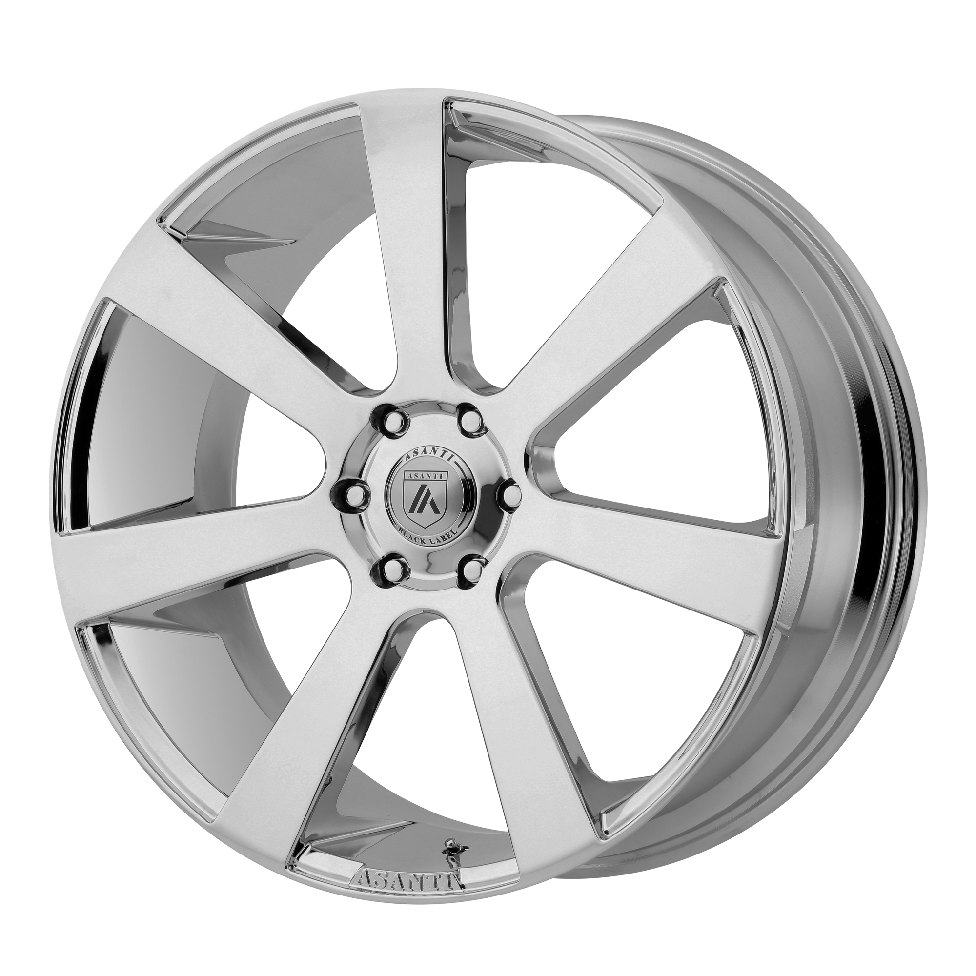 24x9 Asanti Black Label Wheels ABL-15 APOLLO 6x139.7 15 offset 106.1 hub CHROME - ABL15-24906815CH