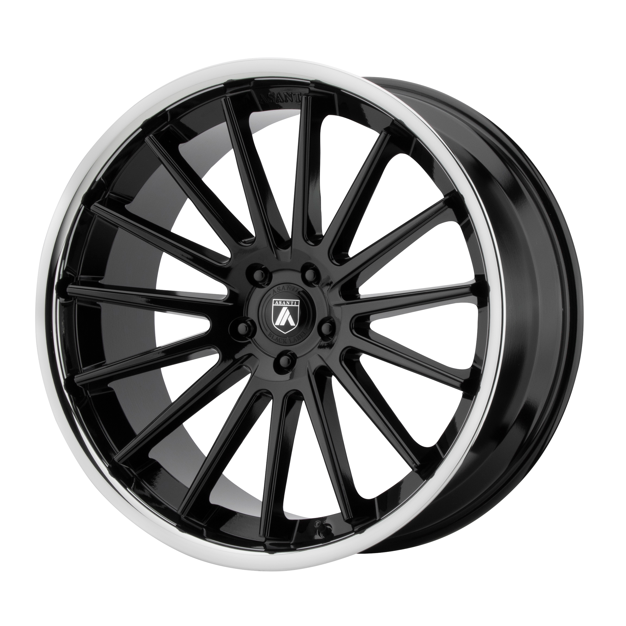 20x10.5 Asanti Black Label Wheels ABL-24 BETA 5x130 25 offset 72.6 hub BLACK - ABL24-20055325BK