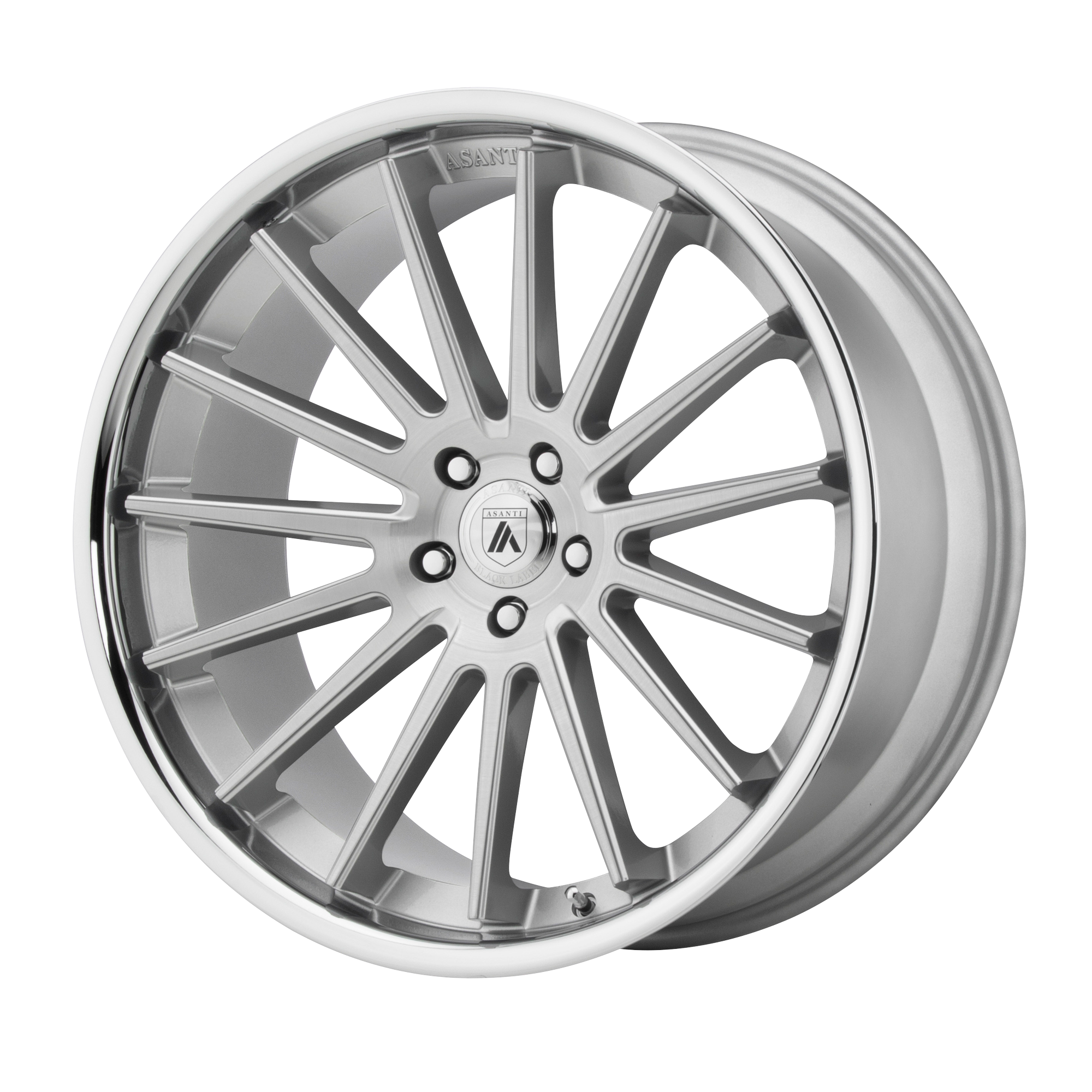 20x10.5 Asanti Black Label Wheels ABL-24 BETA 5x108 45 offset 72.6 hub SILVER - ABL24-20054545SL