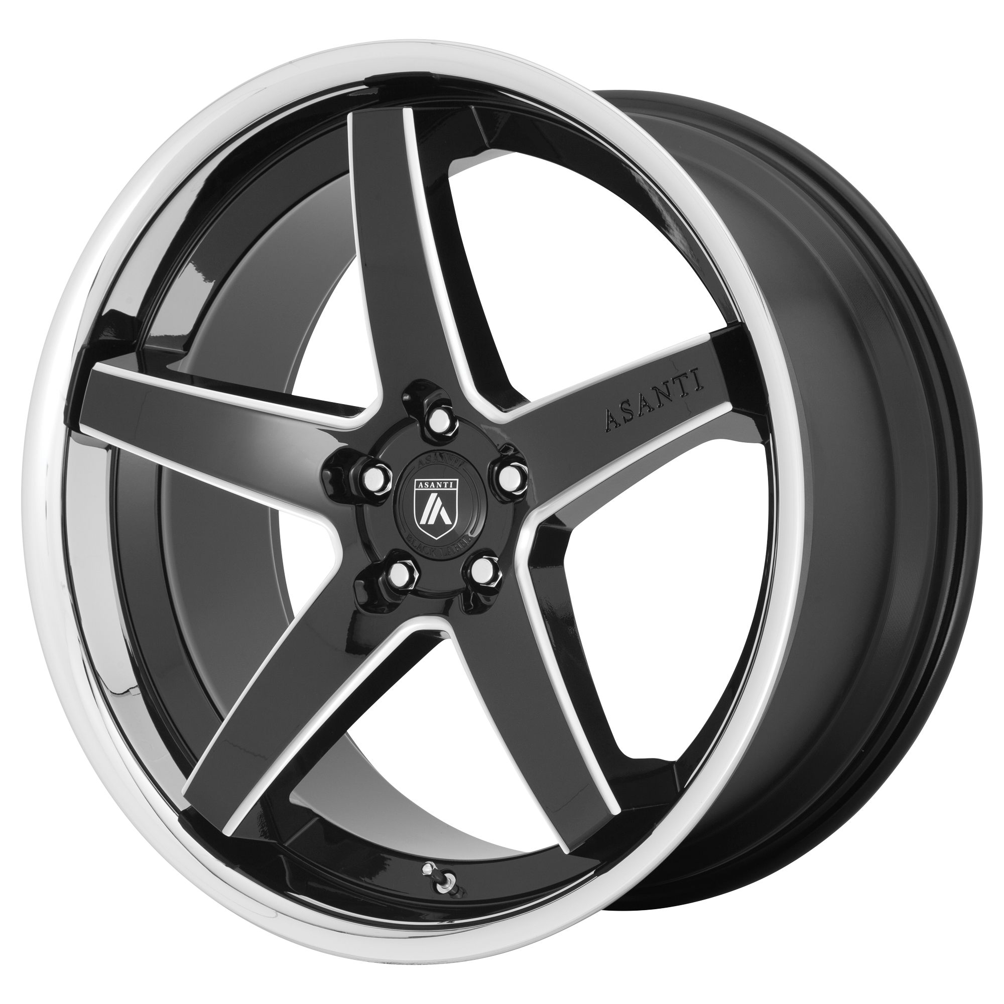 22x9 Asanti Black Label Wheels ABL31 REGAL 5x114.3 32 offset 72.56 hub BLACK - ABL31-22901232BK