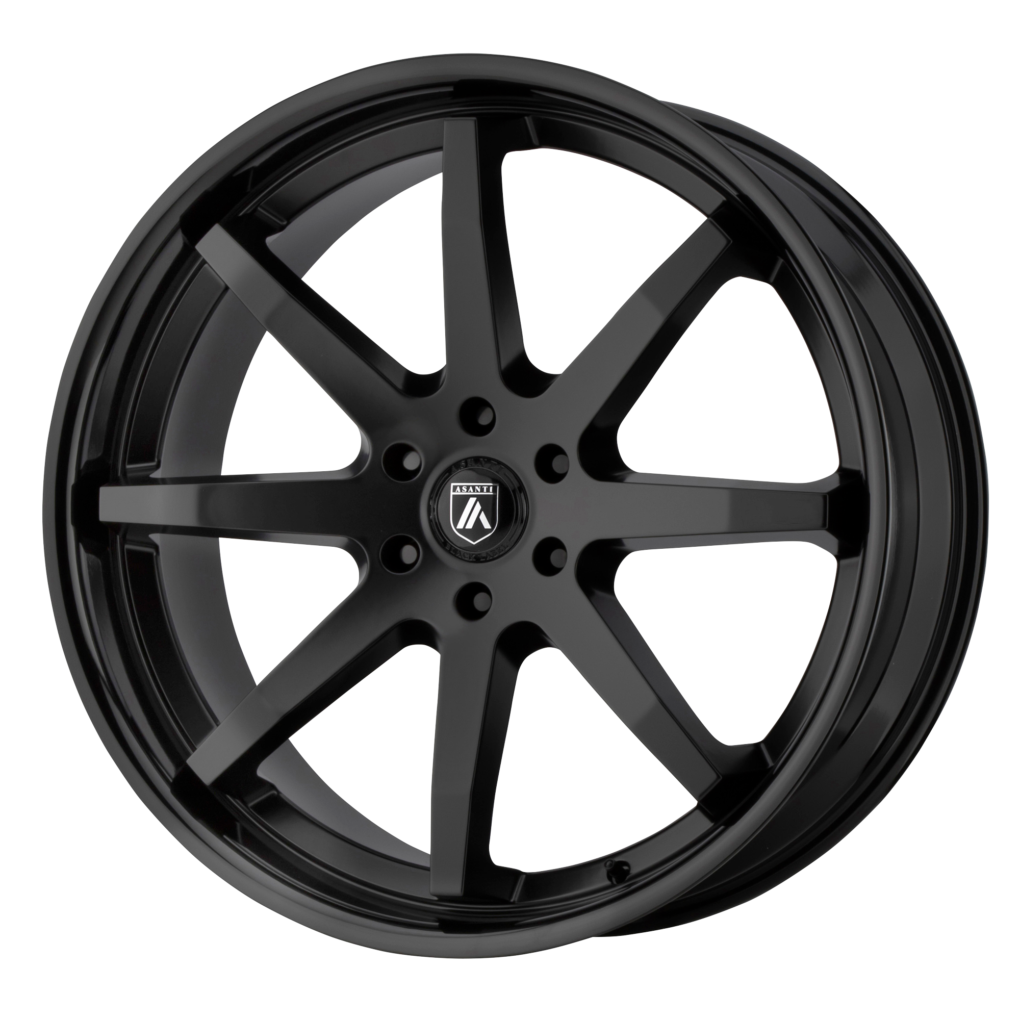 22x9.5 Asanti Black Label Wheels ABL-32 KAISER 6x135 30 offset 87.1 hub BLACK - ABL32-22963730