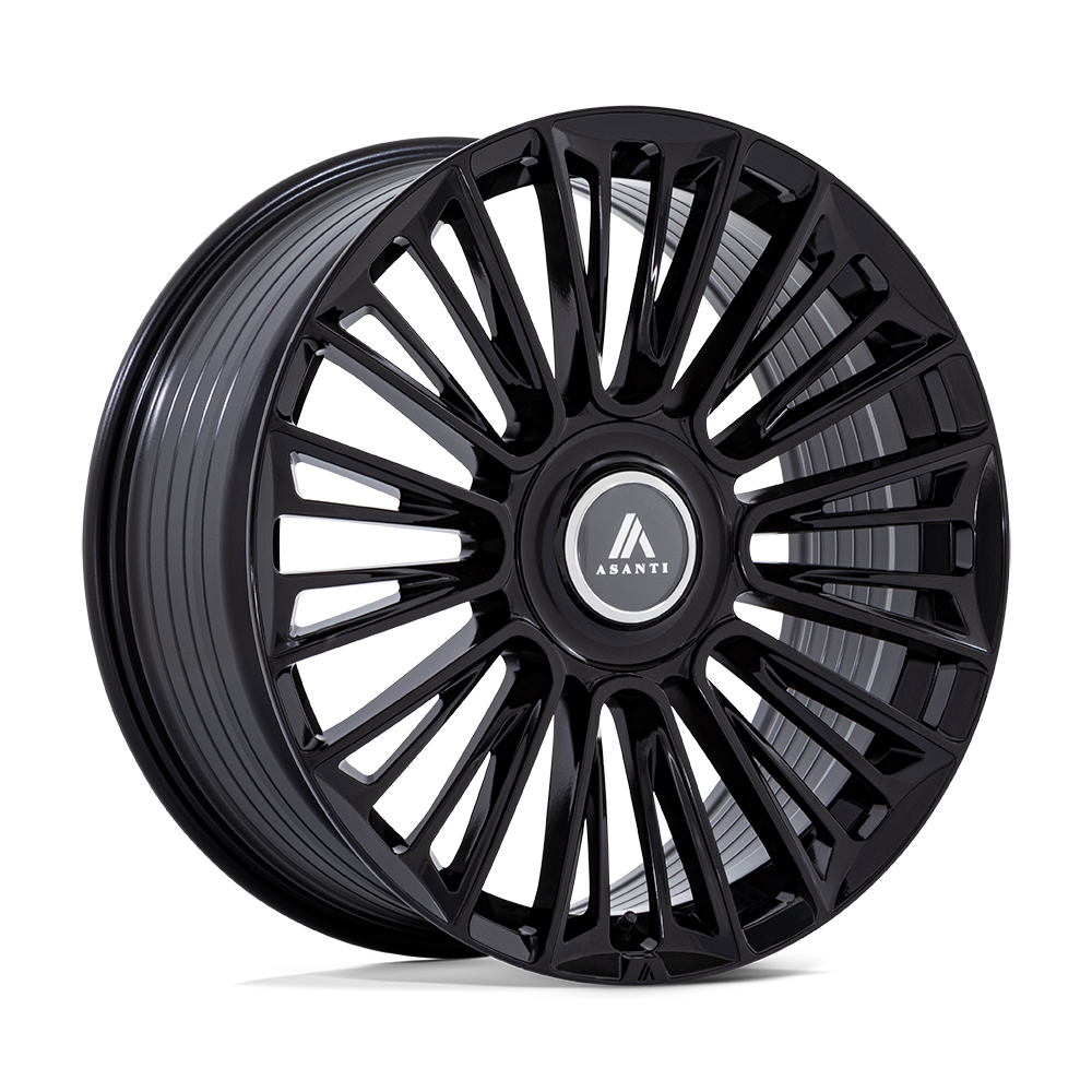 26x10 Asanti Black Label Wheels AB049 PREMIER 6x135/6x139.7 30 offset 100.3 hub BLACK - AB049BX26106630
