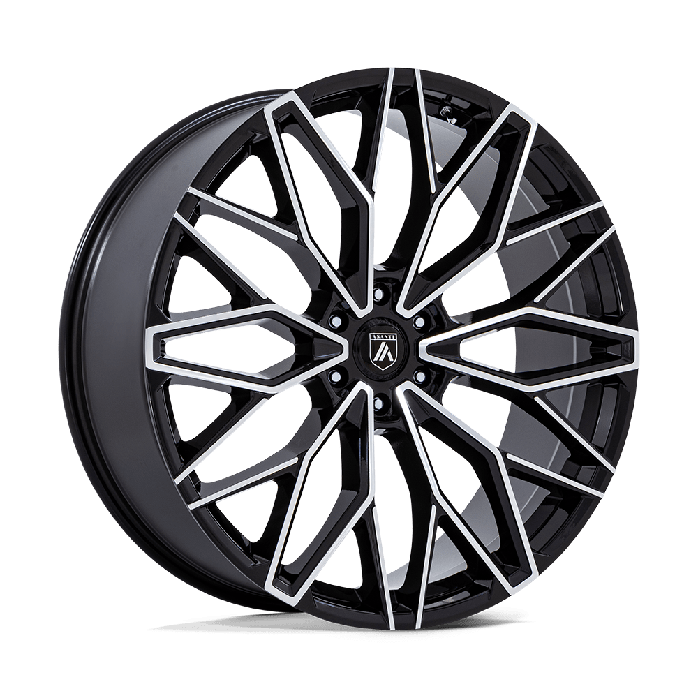 26x10 Asanti Black Label Wheels AB050 MOGUL 6 6x139.7 30 offset 106.1 hub BLACK - AB050BD26106830