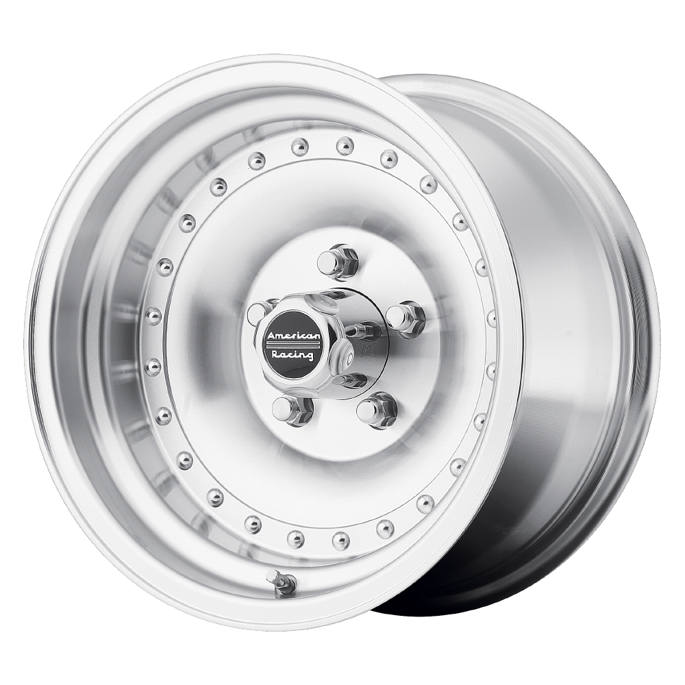 15x7 American Racing Wheels AR61 OUTLAW I 5x114.3 -6 offset 83.06 hub MACHINED - AR615765