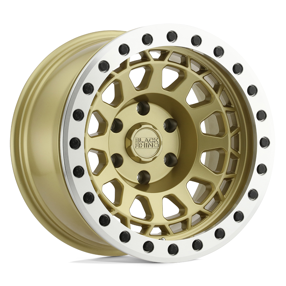 17x8.5 Black Rhino Hard Alloys PRIMM BEADLOCK 6x139.7 0 offset 112.1 hub GOLD - 1785PRM006140L12