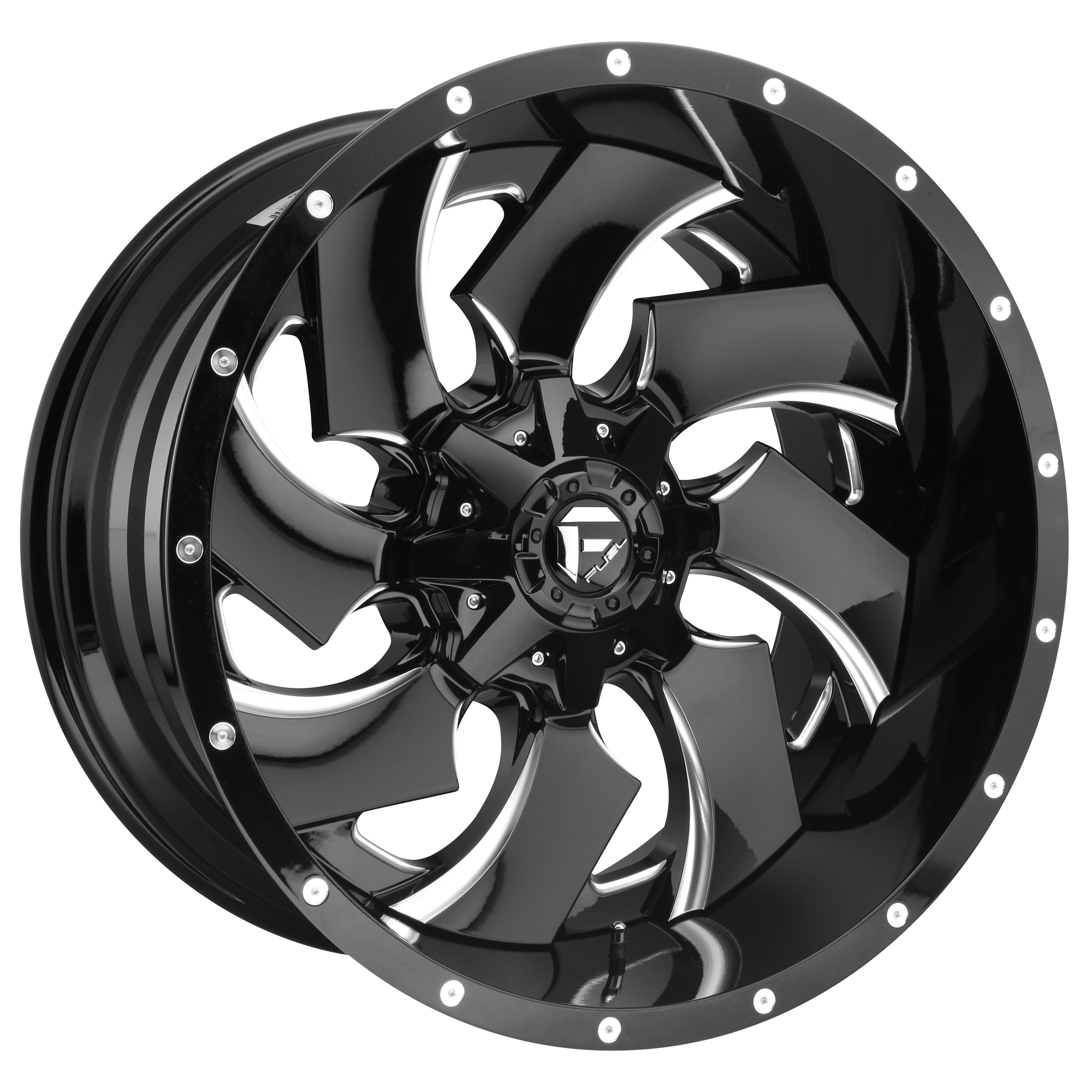 20x12 Fuel Offroad Wheels D239 CLEAVER 5x114.3/5x127 -44 offset 78.1 hub BLACK - D23920202647