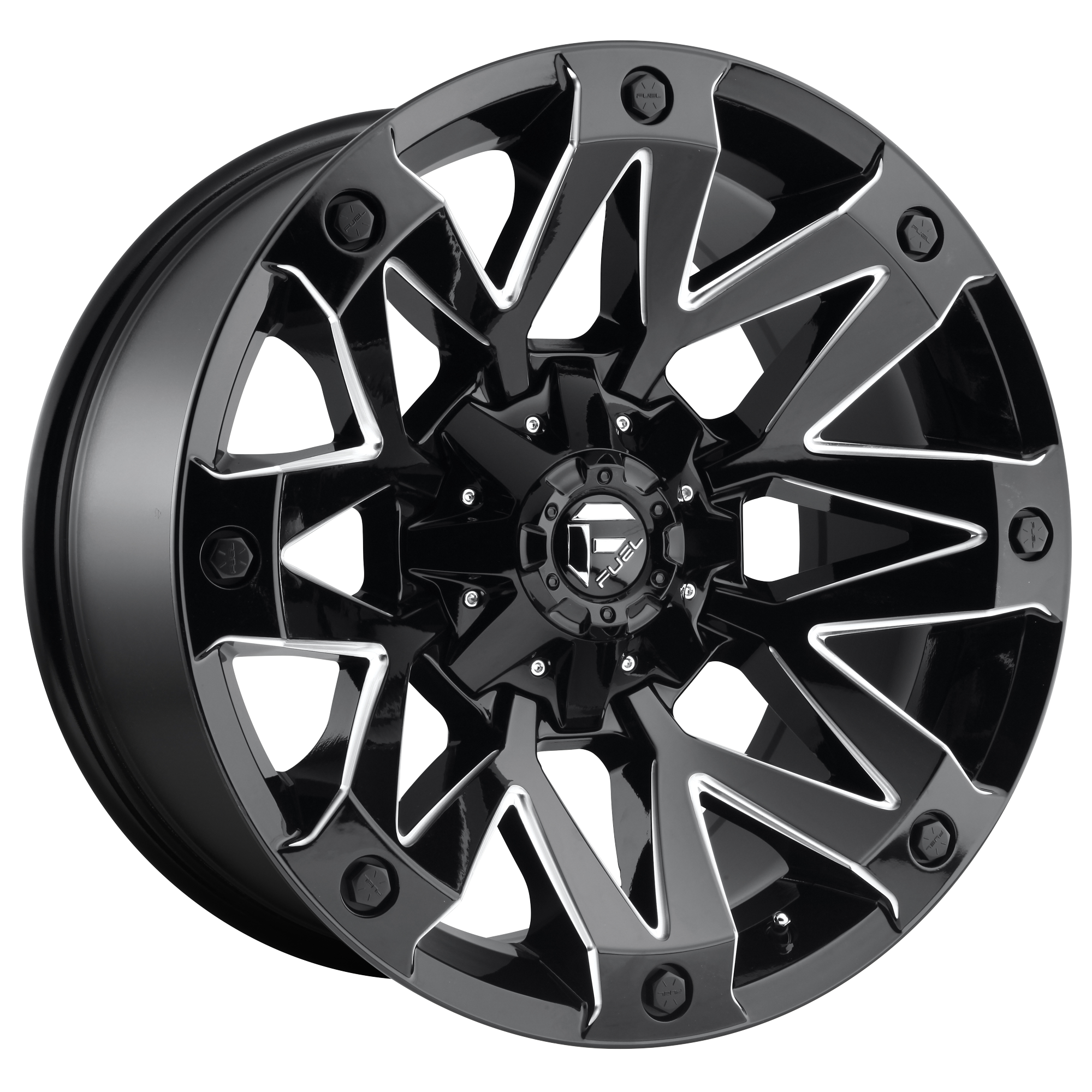 20x9 Fuel Offroad Wheels D555 AMBUSH 6x139.7 1 offset 78.1 hub BLACK - D55520902750E
