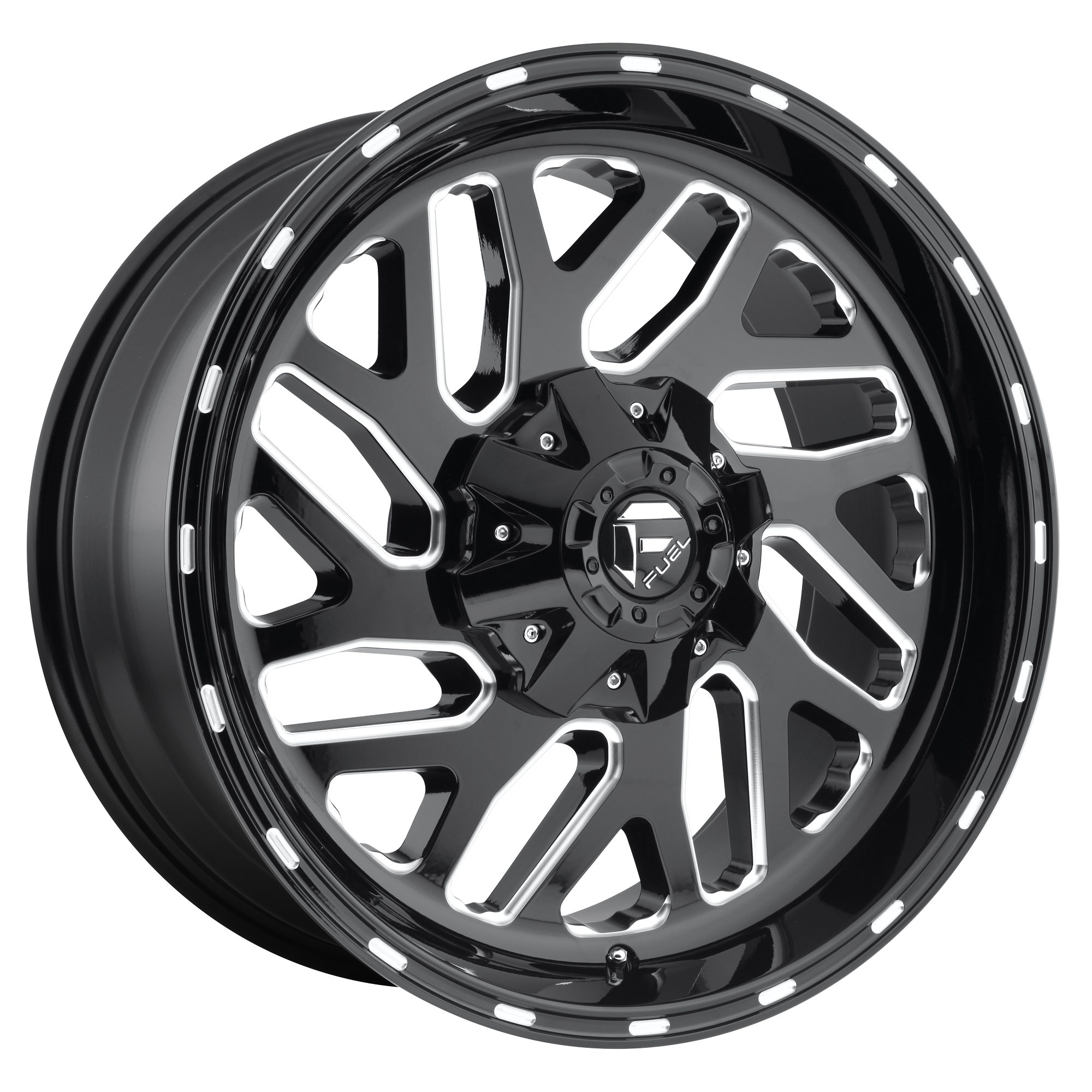 26x12 Fuel Offroad Wheels FF55 8x170 -51 offset 125.1 hub BLACK - DD5526201745