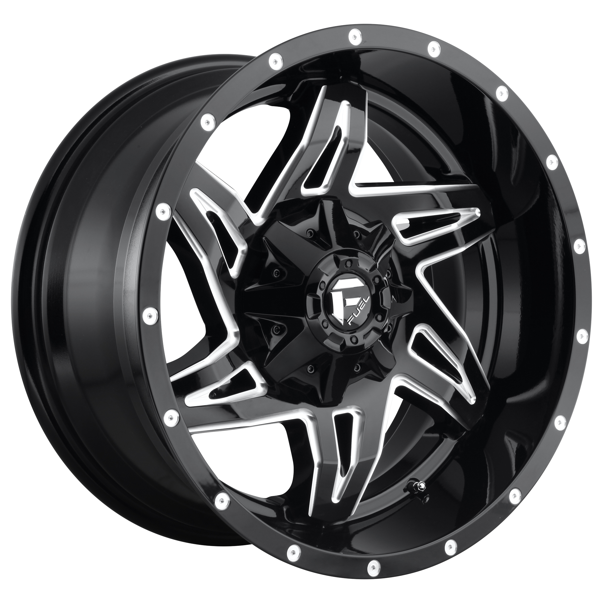 20x9 Fuel Offroad Wheels D613 ROCKER 5x114.3/5x127 1 offset 78.1 hub BLACK - D61320902650